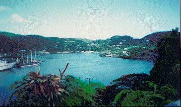 St Luis beautiful island in the carribean